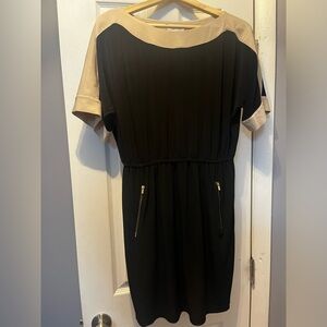 Women’s Calvin Klein Black and Tan dress